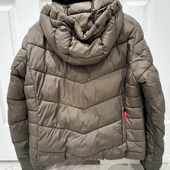 Bogner Fire+Ice Saelly Puffer Ski Jacket Women's Size US 12 Olive Green 600 Fill - Picture 11 of 12